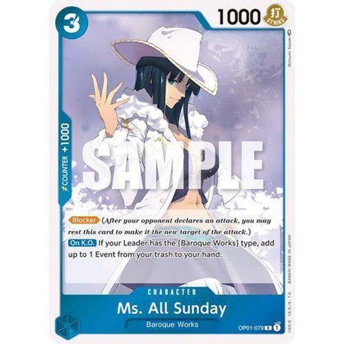 OP01-079R Ms. All Sunday (Foil) Single Card