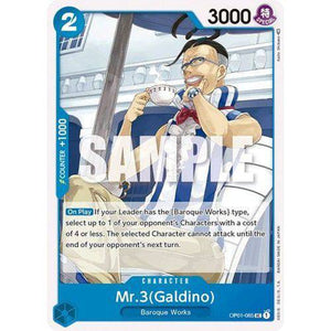 OP01-085UC Mr.3 (Galdino) Single Card