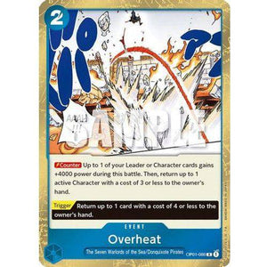 OP01-086R Overheat (Foil) Single Card