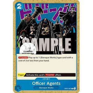 OP01-087C Officer Agents Single Card