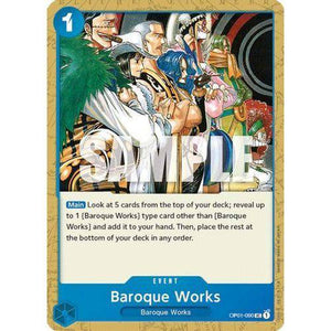 OP01-090UC Baroque Works Single Card