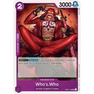 OP01-109UC Who's.Who Single Card