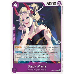 OP01-111R Black Maria (Foil) Single Card