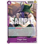 OP01-112R Page One (Foil) Single Card