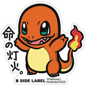 B-Side Label - Pokemon Center Sticker - Big Charmander B-Side Label