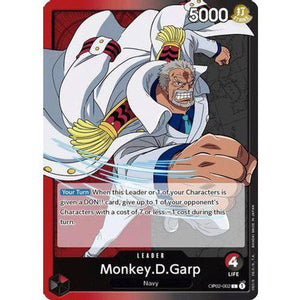 OP02-002L Monkey.D.Garp Single Card