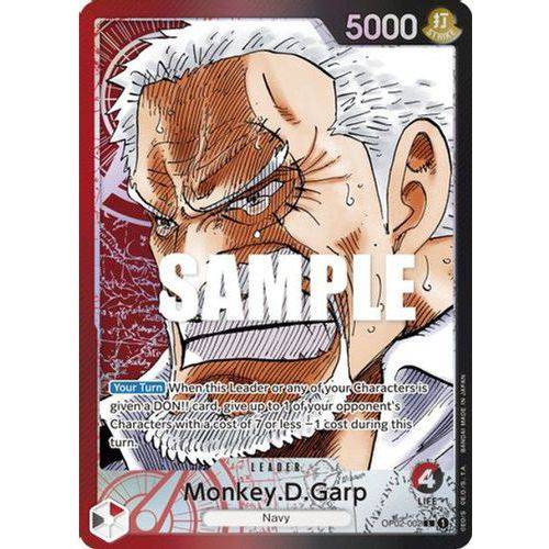 OP02-002L Monkey.D.Garp (Alternate Art) (Foil) Single Card