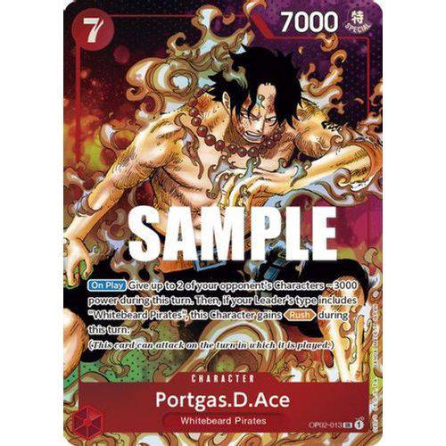 OP02-013SR Portgas.D.Ace (Alternate Art) (Foil) Single Card