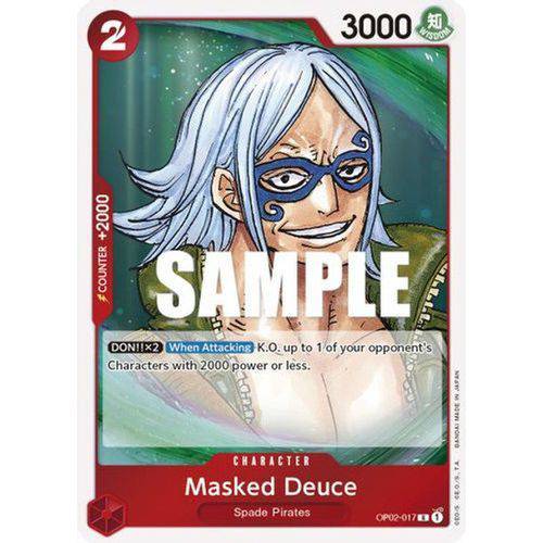 OP02-017R Masked Deuce (Foil) Single Card