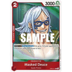 OP02-017R Masked Deuce (Foil) Single Card