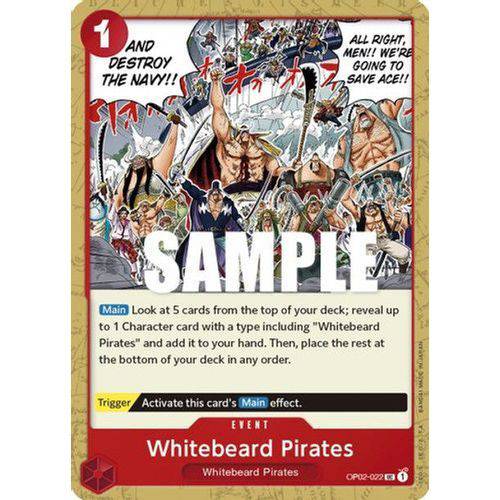 OP02-022UC Whitebeard Pirates Single Card