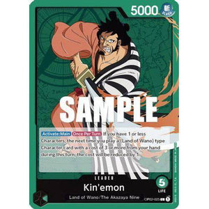 OP02-025L Kin'emon Single Card