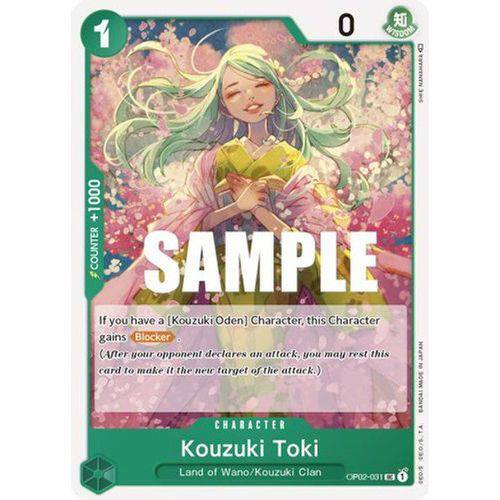 OP02-031UC Kouzuki Toki Single Card