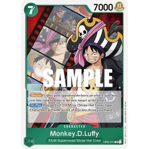 OP02-041R Monkey.D.Luffy (Foil) Single Card