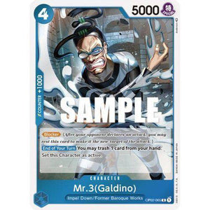 OP02-065R Mr.3 (Galdino) (Foil) Single Card