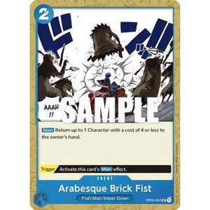 OP02-067UC Arabesque Brick Fist Single Card