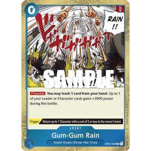 OP02-068R Gum-Gum Rain (Foil) Single Card