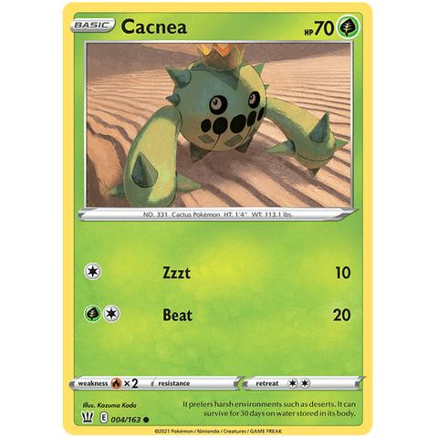 Cacnea 004/163 - Battle Styles - Pokemon Single Card