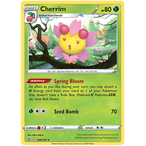 Cherrim 008/163 - Battle Styles - Pokemon Single Card