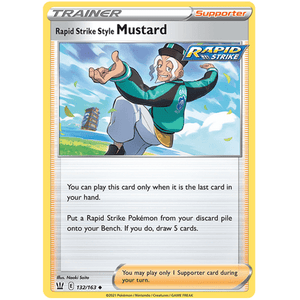 Rapid Strike Style Mustard 132/163 - Battle Styles - Pokemon Single Card