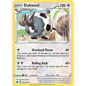 Dubwool (122/159)  - Crown Zenith - Pokemon Single Card