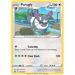 Purugly 116/163 - Battle Styles - Pokemon Single Card