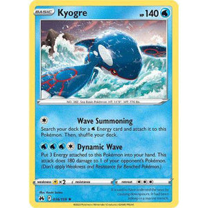 Kyogre (036/159)  - Crown Zenith - Pokemon Single Card