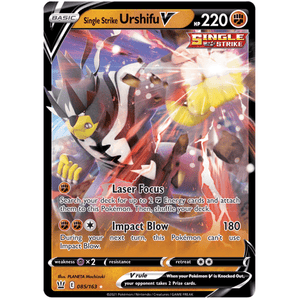 Single Strike Urshifu V 085/163 - Battle Styles - Pokemon Single Card