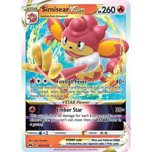 Simisear VSTAR (023/159)  - Crown Zenith - Pokemon Single Card