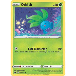 Oddish (001/159)  - Crown Zenith - Pokemon Single Card