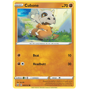 Cubone 069/163 - Battle Styles - Pokemon Single Card