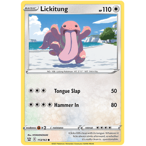 Lickitung 113/163 - Battle Styles - Pokemon Single Card