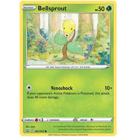 Bellsprout 001/163 - Battle Styles - Pokemon Single Card