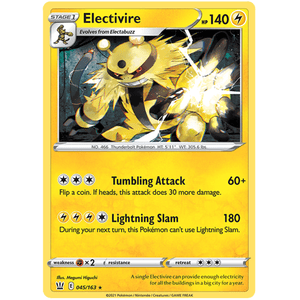 Electivire 045/163 - Battle Styles - Pokemon Single Card