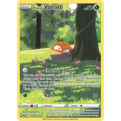 Hisuian Voltorb (GG01/GG70)  - Crown Zenith - Pokemon Single Card