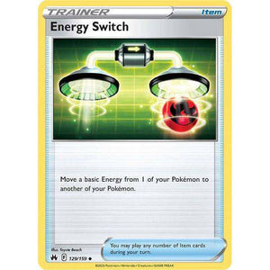 Energy Switch (129/159)  - Crown Zenith - Pokemon Single Card