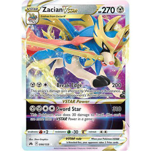 Zacian VSTAR (096/159)  - Crown Zenith - Pokemon Single Card