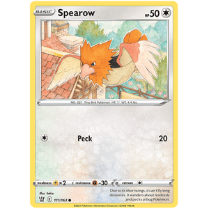 Spearow 111/163 - Battle Styles - Pokemon Single Card