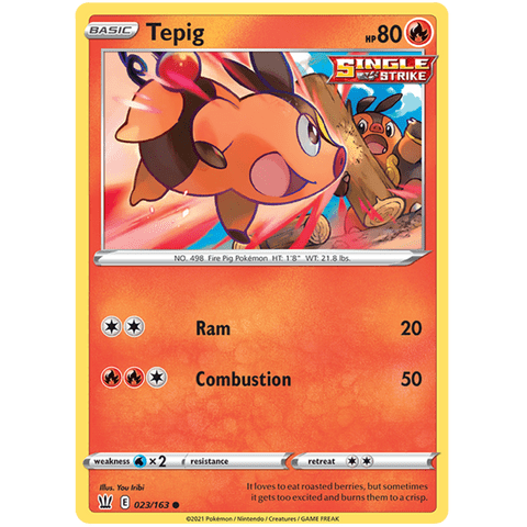 Tepig 023/163 - Battle Styles - Pokemon Single Card