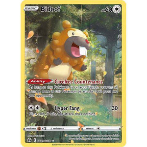 Bidoof (GG29/GG70)  - Crown Zenith - Pokemon Single Card