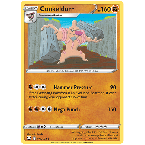 Conkeldurr 075/163 - Battle Styles - Pokemon Single Card