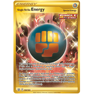 Single Strike Energy 183/163 - Battle Styles - Pokemon Single Card