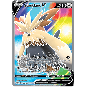 Stoutland V 157/163 - Battle Styles - Pokemon Single Card