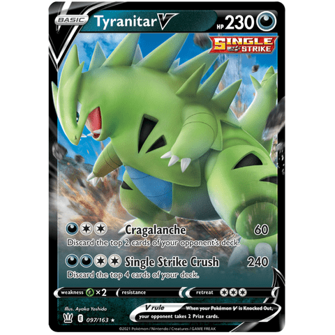 Tyranitar V 097/163 - Battle Styles - Pokemon Single Card