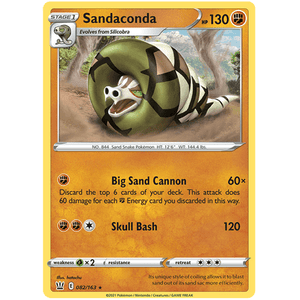 Sandaconda 082/163 - Battle Styles - Pokemon Single Card