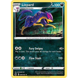 Liepard (078/159)  - Crown Zenith - Pokemon Single Card