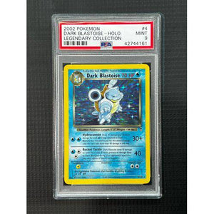 PSA9  - Dark Blastoise - Holo - 4/110 - Legendary Collection Graded Card