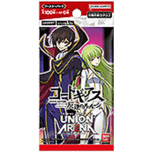 BANDAI - Union Arena - Code Geass Lelouch Of The Rebellion - Booster Pack - Japanese Booster Pack