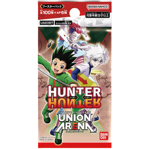 BANDAI - Union Arena - Hunter x Hunter - Booster Pack - Japanese Booster Pack