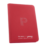 Palms Off Gaming - 9 Pocket Collectors Series Trading Card Binder - Red Binder